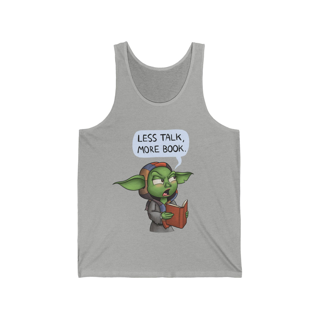 Less Talk, More Book Goblin - Unisex Jersey Tank
