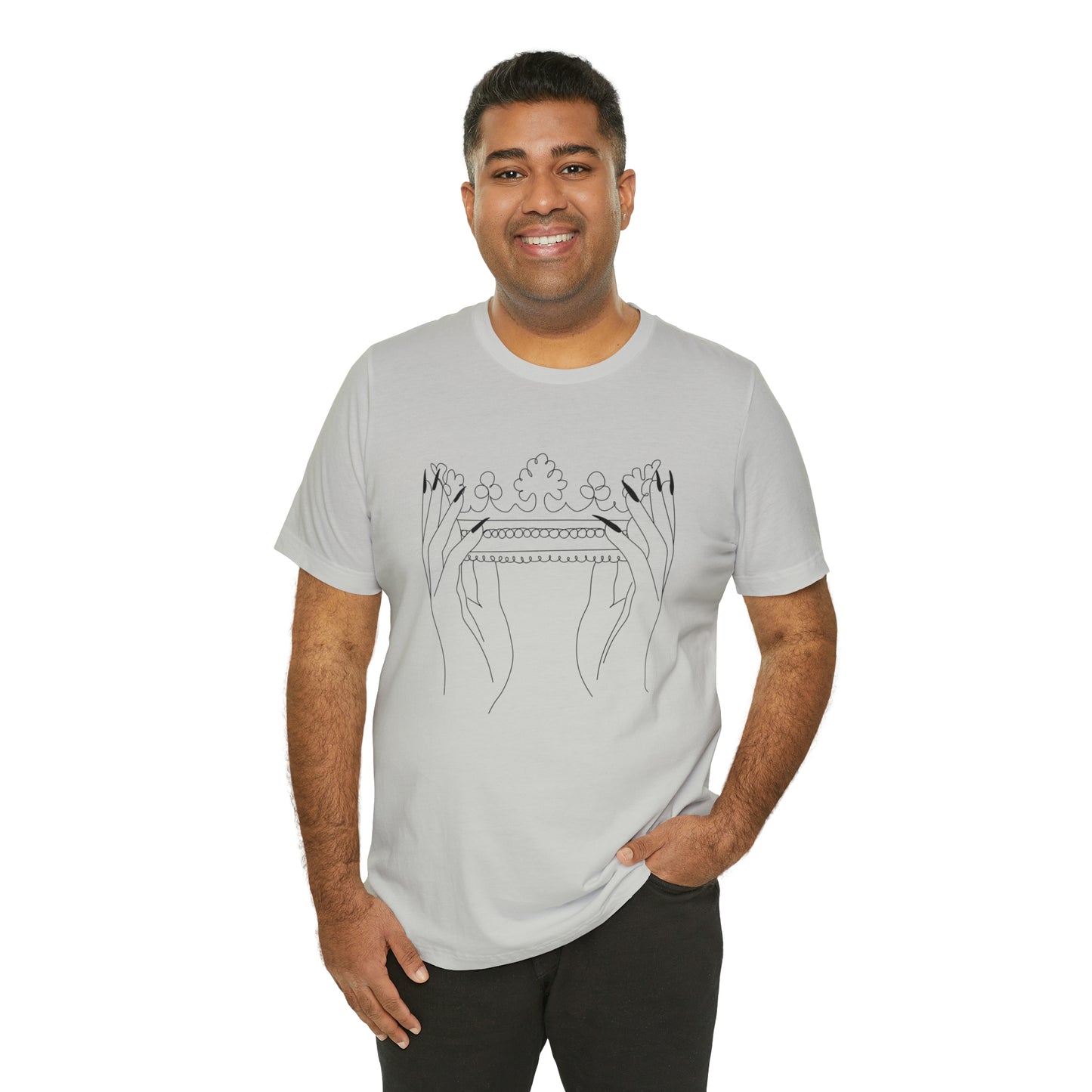 Minimalist Crown - Unisex Jersey Short Sleeve Tee