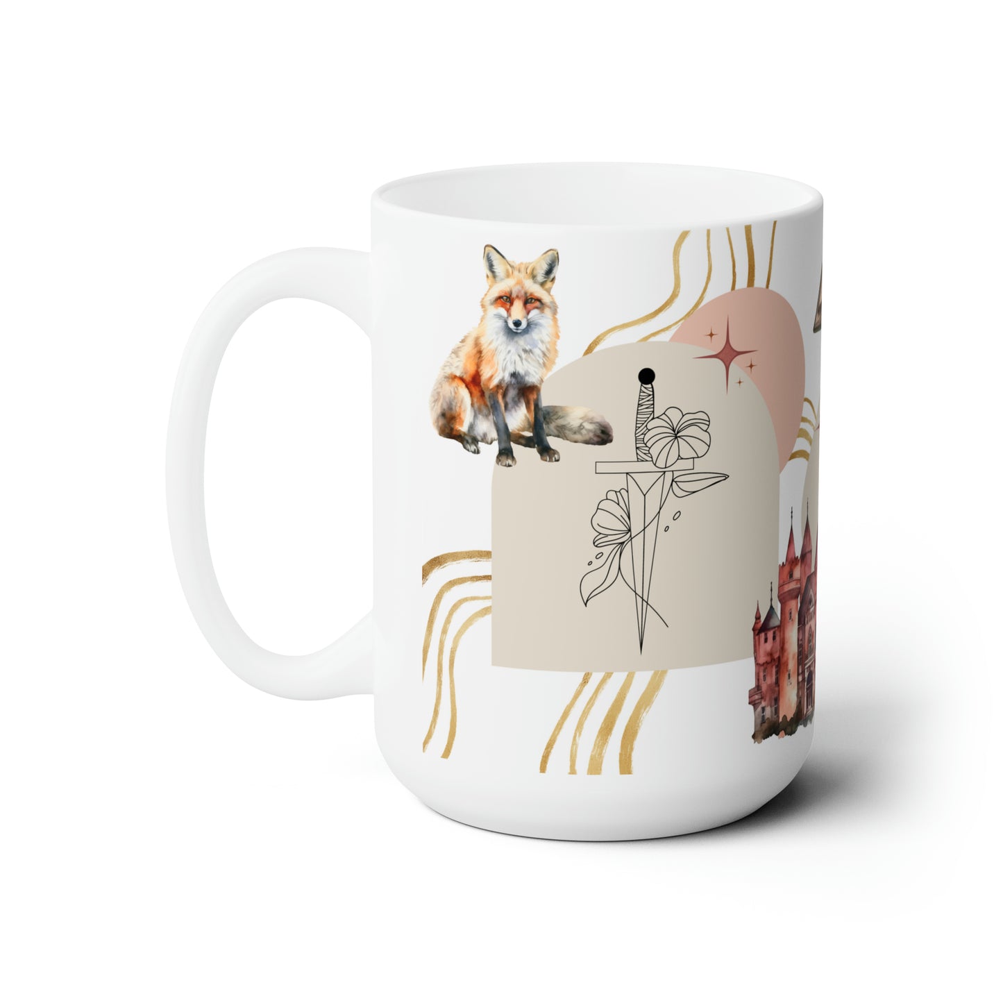 Amira Collage - Ceramic Mug 15oz