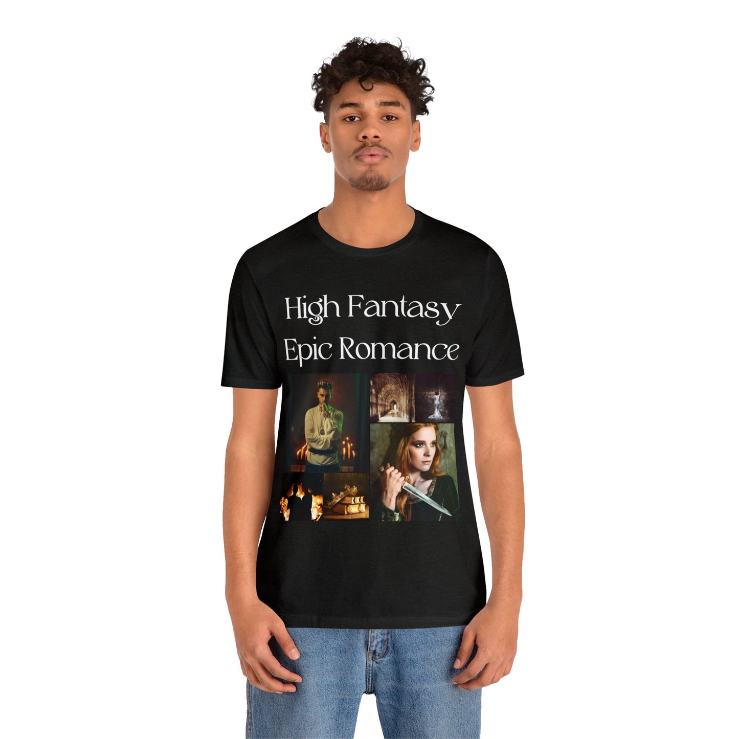 High Fantasy, Epic Romance - Unisex Jersey Short Sleeve Tee