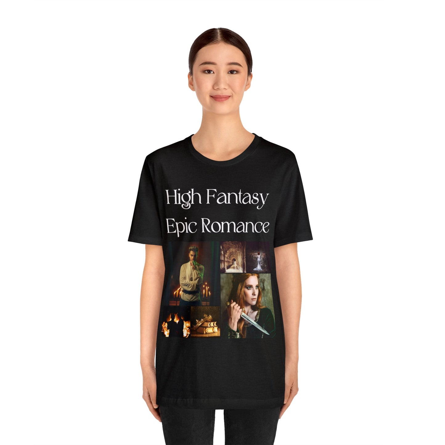 High Fantasy, Epic Romance - Unisex Jersey Short Sleeve Tee