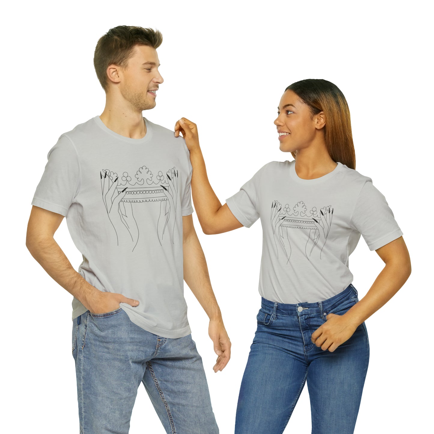Minimalist Crown - Unisex Jersey Short Sleeve Tee