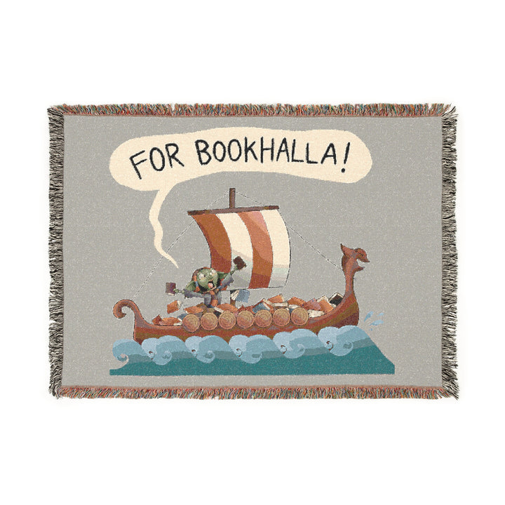 Sailing for Bookhalla - Woven Blanket