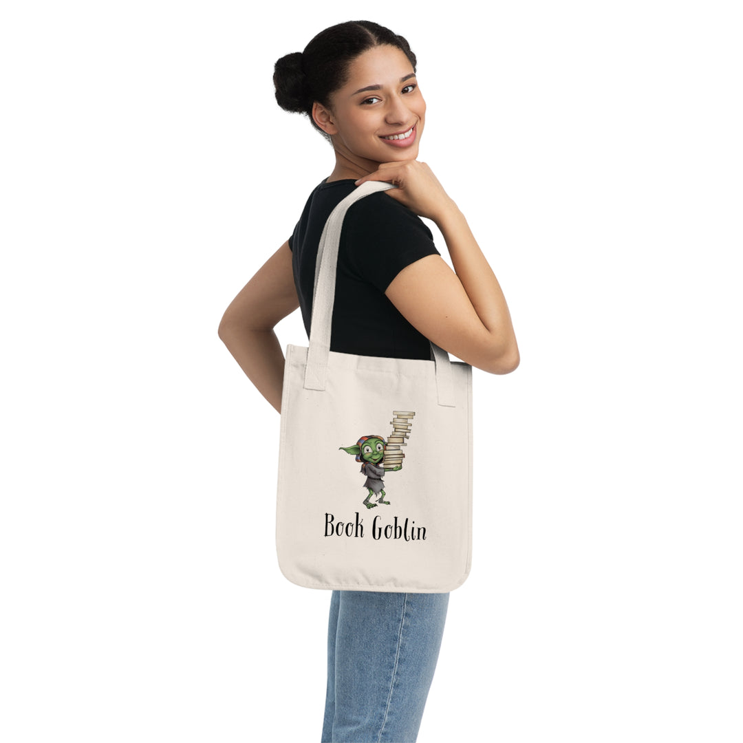 Book Goblin - Organic Canvas Tote Bag