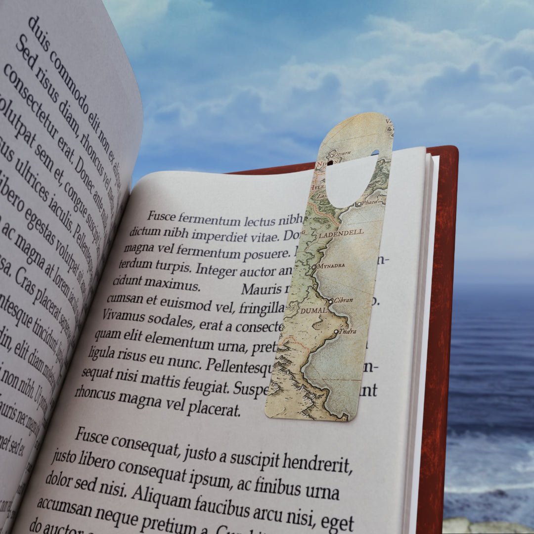 Erymaya Coastline - Metal Bookmark