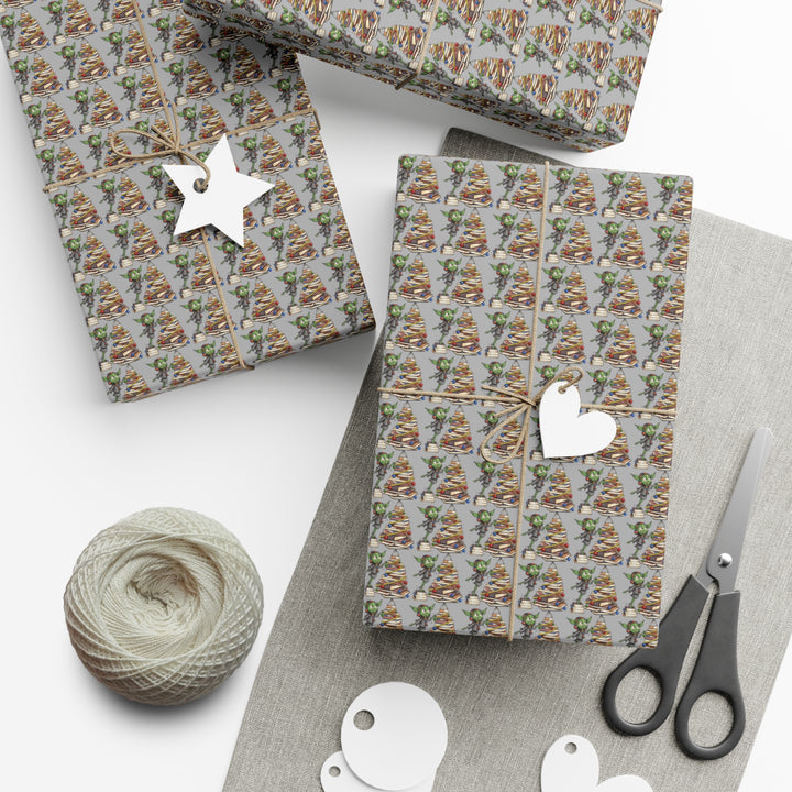 Book Goblin - Christmas Wrapping Paper