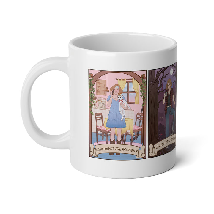 4 Romance Genres - Jumbo Mug, 20oz