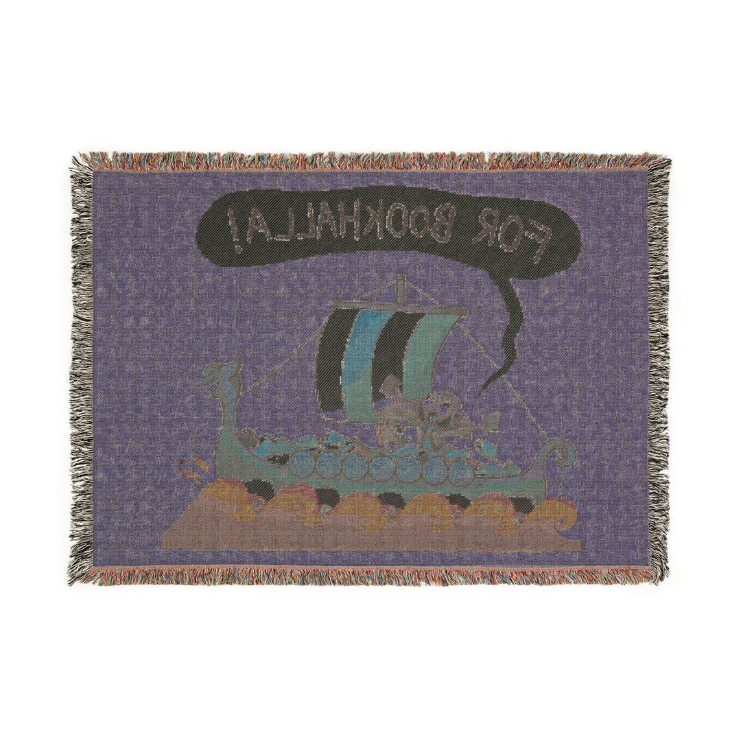 Sailing for Bookhalla - Woven Blanket