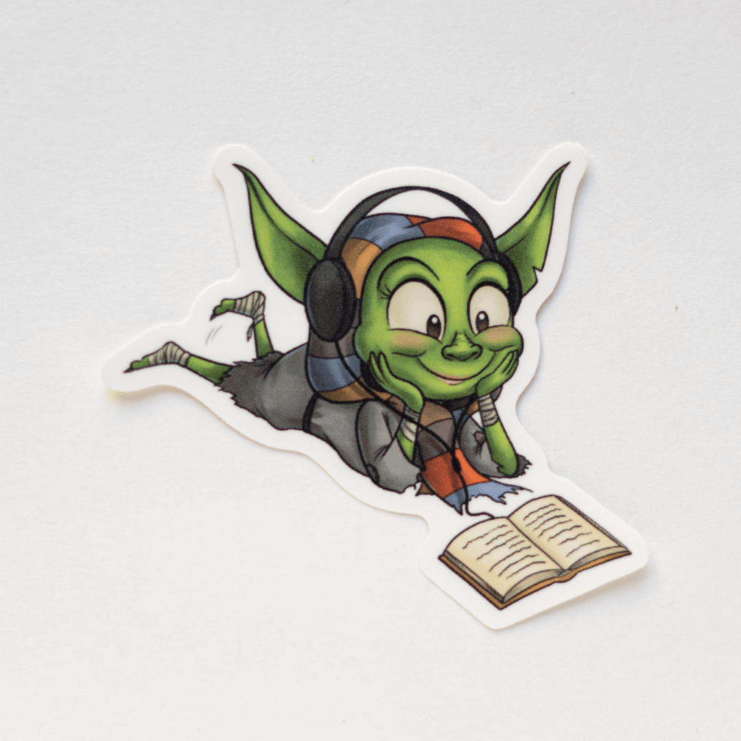 Book Goblin - Vinyl 5-Sticker Pack