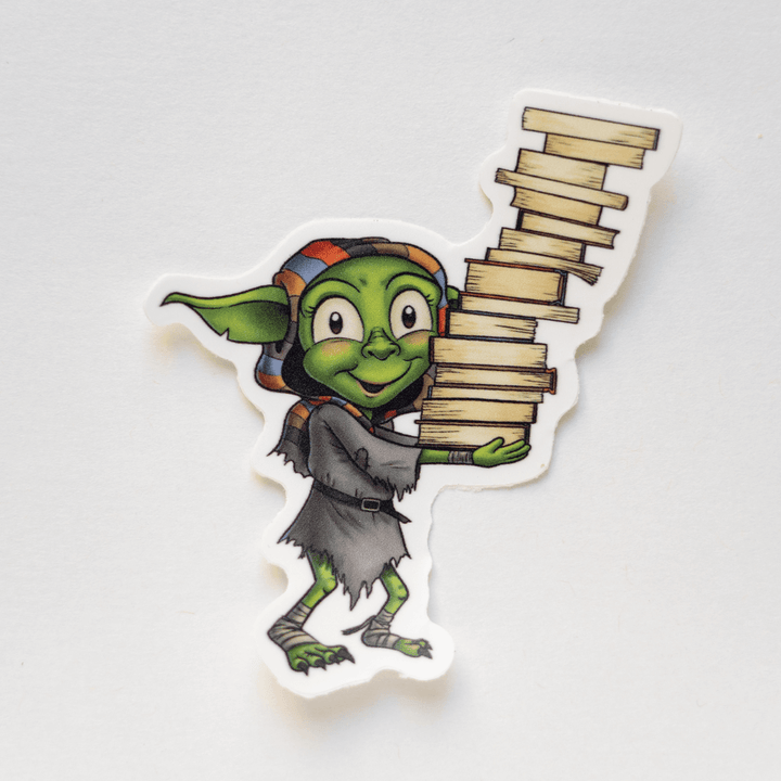 Book Goblin - Vinyl 5-Sticker Pack