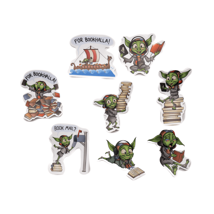 Book Goblin - Vinyl 8-Sticker Pack